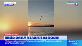 Ensuès : son ULM se crashe, il est secouru 