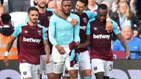 Diafra Sakho avec le maillot de West Ham