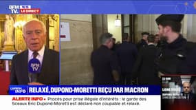 François Patriat, président du groupe "Renaissance" au Sénat: "Peu de ministres de la Justice peuvent présenter" le bilan d'Éric Dupond-Moretti