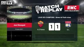 AS Roma-OL (2-1) : Le Match Replay avec le son RMC Sport 