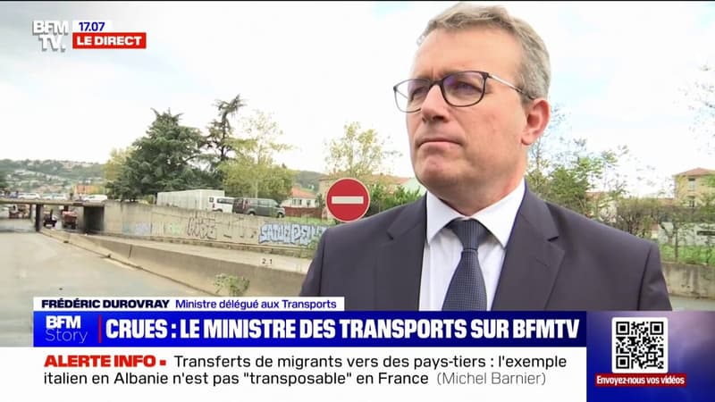 Frédéric Durovray (ministre délégué aux Transports), sur l'A47: 