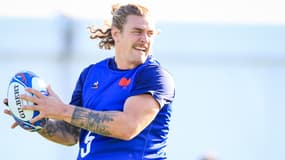 Bastien Chalureau avec le XV de France en septembre 2023