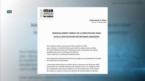 Après plusieurs polémiques, la direction de l'académie des César annonce sa "démission collective"
