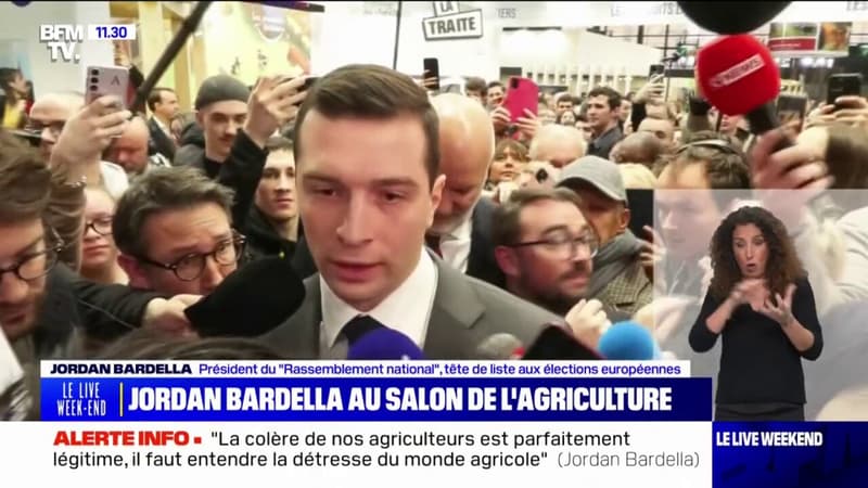 Pour Jordan Bardella, Emmanuel Macron 