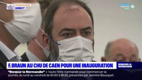 Caen: François Braun, ministre de la Santé, en visite au CHU