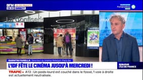 Cinéma en Île-de-France: "les usages ont changé pendant le confinement", selon Quentin Farella, directeur du cinéma l'Alrlequin à Paris