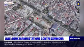 Lille: deux manifestations contre la venue d'Eric Zemmour