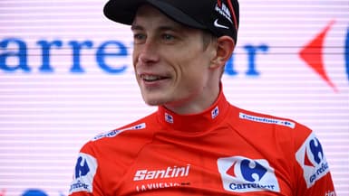 Jonas Vingegaard après la 19e étape de la Vuelta, le 12 septembre 2025