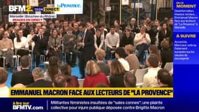 "Ces gens-là se moquent de nous": Emmanuel Macron raconte ne pas avoir réussi à faire retirer du réseau Facebook une fausse information sur un coup d'État à l'Élysée 