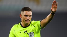 Sandro Schärer lors d'un match de Ligue Europa, en février 2021