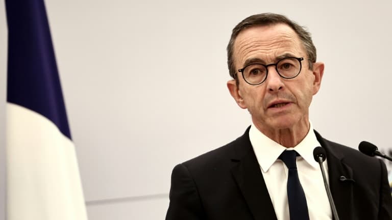 Le ministre de l'Intérieur démissionnaire Bruno Retailleau, le 10 septembre 2025 à Paris