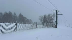 La station du Grand-Ballon était recouverte d'une belle couche de neige jeudi.