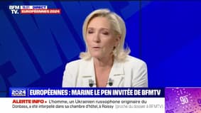 Européennes : Marine Le Pen invitée de BFMTV - 05/06