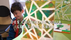 Arthur, 10 ans, peintre au grand cœur au profit des sans-abri