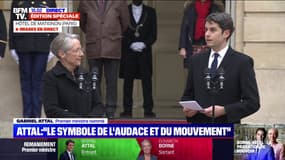 Gabriel Attal: "J'emmène avec moi, ici à Matignon, la cause de l'école"