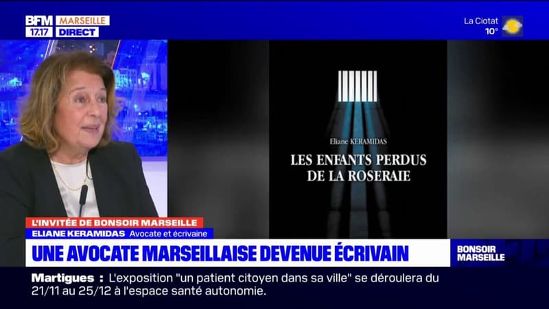 Eliane Keramidas, avocate marseillaise, sort un nouveau livre "Les enfants perdus de la Roseraie"