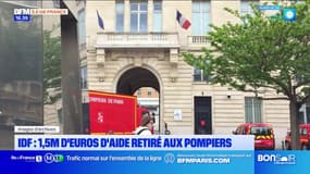 La région Île-de-France supprime une aide d'1,5 million d'euros aux pompiers