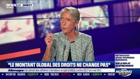 Elisabeth Borne sur la réforme de l'assurance-chômage: "le montant global des droits ne change pas" pour les demandeurs d'emplois