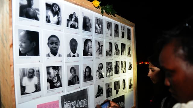 Un hommage aux victimes de l'attentat à Nairobi.