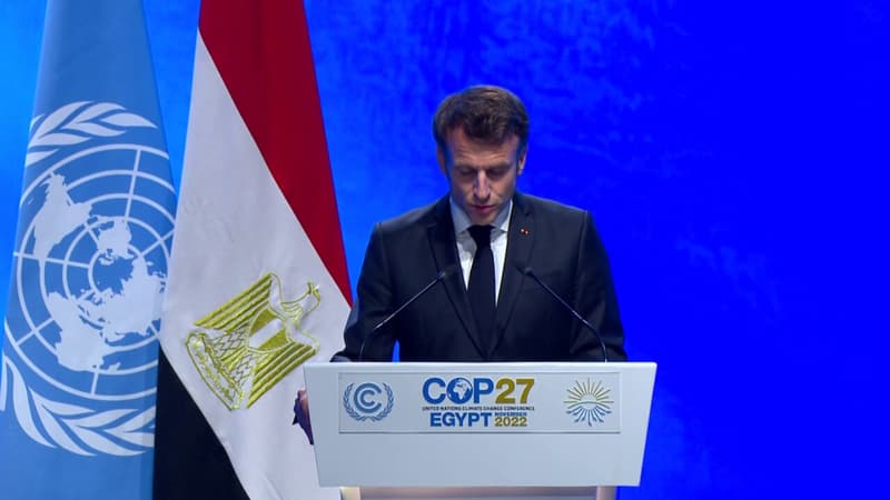 Emmanuel Macron à la COP27: 
