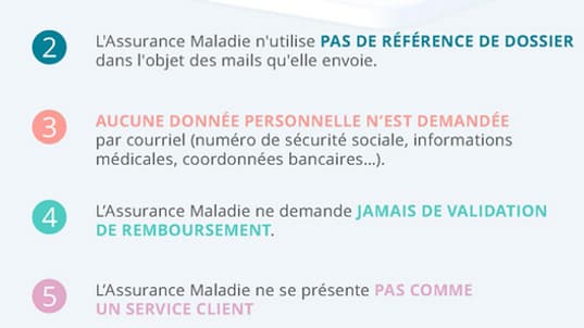 Consignes de l'Assurance Maladie