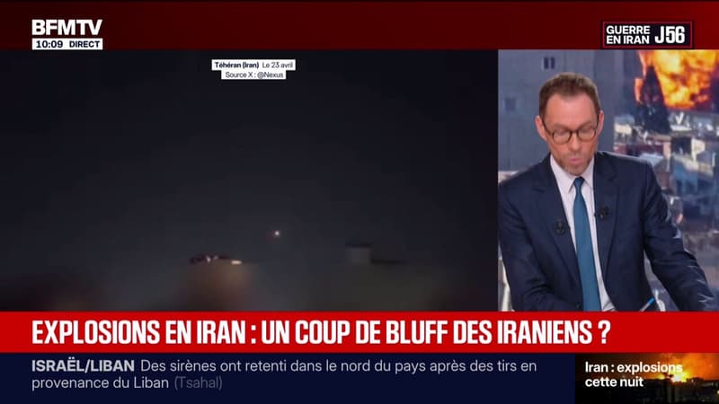 Guerre au Moyen-Orient: des explosions d'origine inconnue en Iran