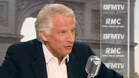 Dominique de Villepin, mardi sur BFMTV et RMC.