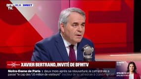 "Une émission de vautours":  Xavier Bertrand (LR) évoque la téléréalité britannique qui met en scène des candidats dans la peau de migrants