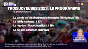 Carnaval de Dunkerque: le programme des Trois joyeuses qui commence dimanche