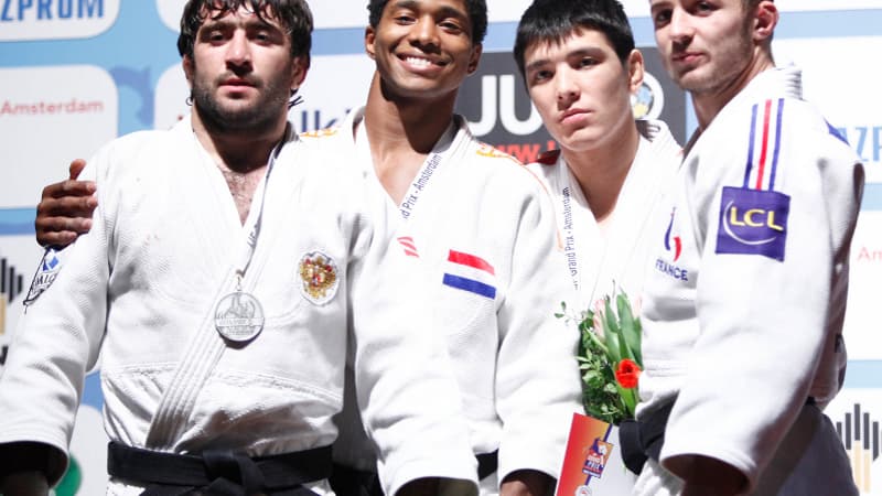Ugo Legrand (d) en bronze. La victoire revient à Dex Elmont