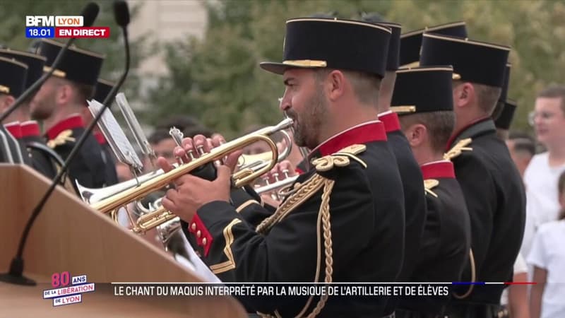 80 ans de la Libération de Lyon: le chant du maquis interprété par des élèves lyonnais (1/1)