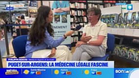 Médecine légale, anecdotes, livres, Philippe Boxho se confie lors d'une dédicace à Puget-sur-Argens