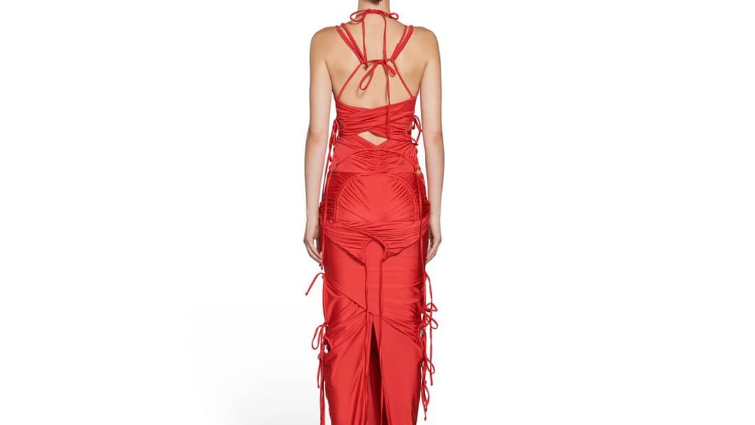 Robe Patched Bikini rouge, par Balenciaga Robe Patched Bikini rouge, par Balenciaga