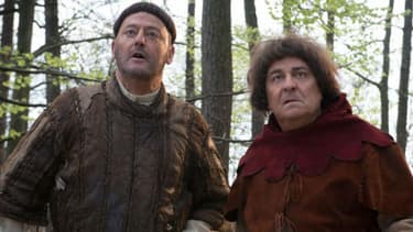 Jean Reno et Christian dans "Les Visiteurs: la Terreur"