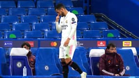 Eden Hazard lors de la défaite du Real Madrid à Chelsea