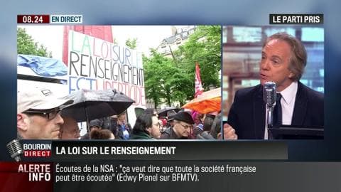 Le parti pris d'Hervé Gattegno : "La loi renseignement est pire que le Patriot Act" – 24/06