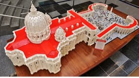 La basilique Saint-Pierre de Rome en Lego