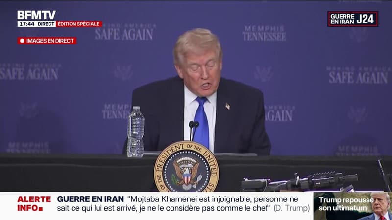 "J'ai demandé à ce que les frappes contre l'Iran soient reportées", affirme Donald Trump