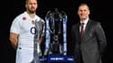 Chris Robshaw et Stuart Lancaster, le capitaine et le sélectionneur de l’Angleterre 