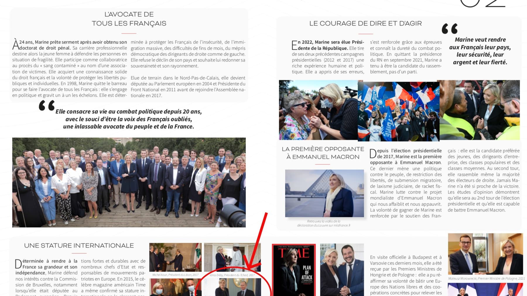 Le tract de campagne, tiré à 1,2 million d'exemplaires. Le tract de campagne, tiré à 1,2 million d'exemplaires.
