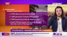 Cyclone Belal : premiers dégâts sur la Réunion