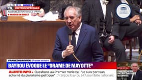 Mayotte: "Nous sommes tous anxieux devant le destin de ceux qui ont été pris dans la tourmente", affirme François Bayrou 