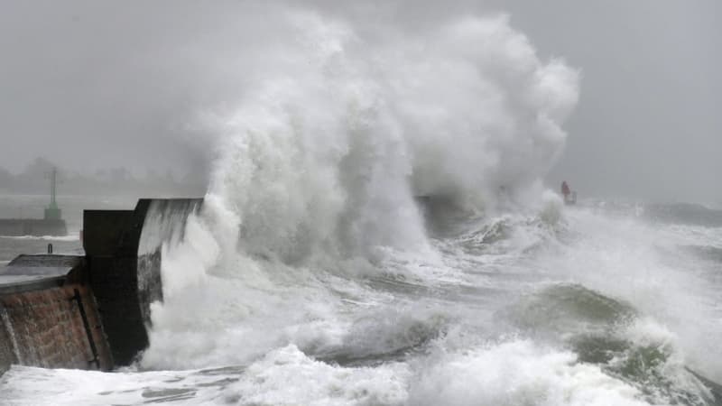 Tempête Darragh: 50.000 clients sans électricité en Bretagne et Normandie