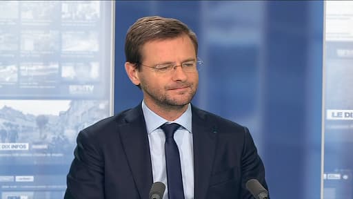 Jérôme Lavrilleux, directeur de cabinet de Jean-François Copé, réagit sur le plateau de BFMTV, le 27 février 2014.