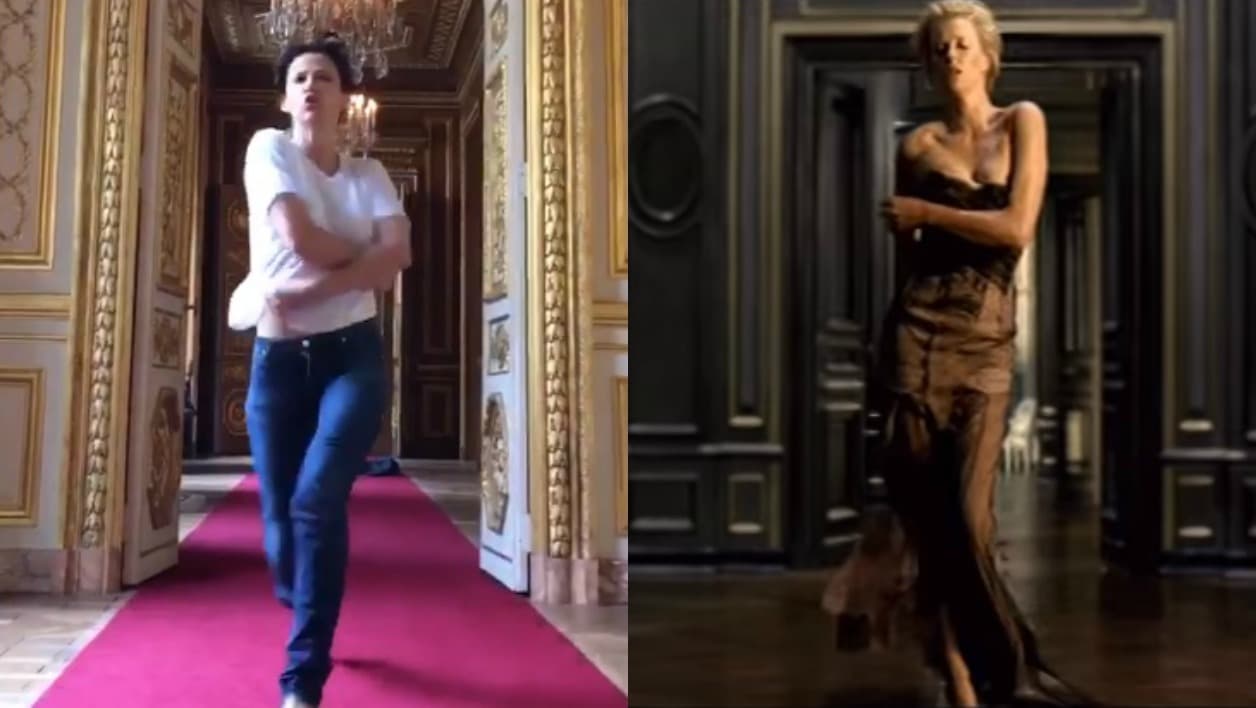 Sophie Marceau parodie la pub Dior avec Charlize Theron