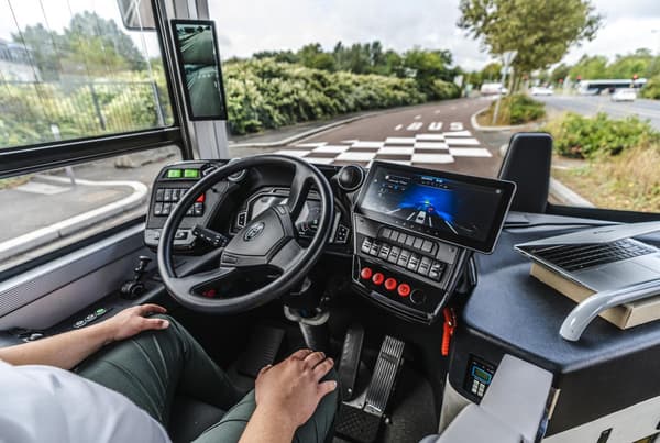 Le bus autonome de la RATP