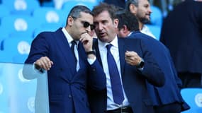 Khaldoon Al Mubarak et Ferran Soriano en pleine discussion