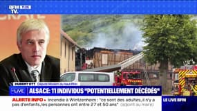 Incendie en Alsace: "Le gîte n'a plus de toiture et est éventré par les flammes" déplore Huber Ott (député Modem)