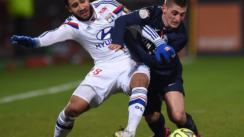 Nabil Fekir et Marco Verratti
