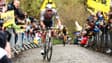 Mathieu van der Poel sur le Tour des Flandres, le 31 mars 2024